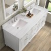 Lorelai 72" Double (Vanity Only Pricing) in Bright White